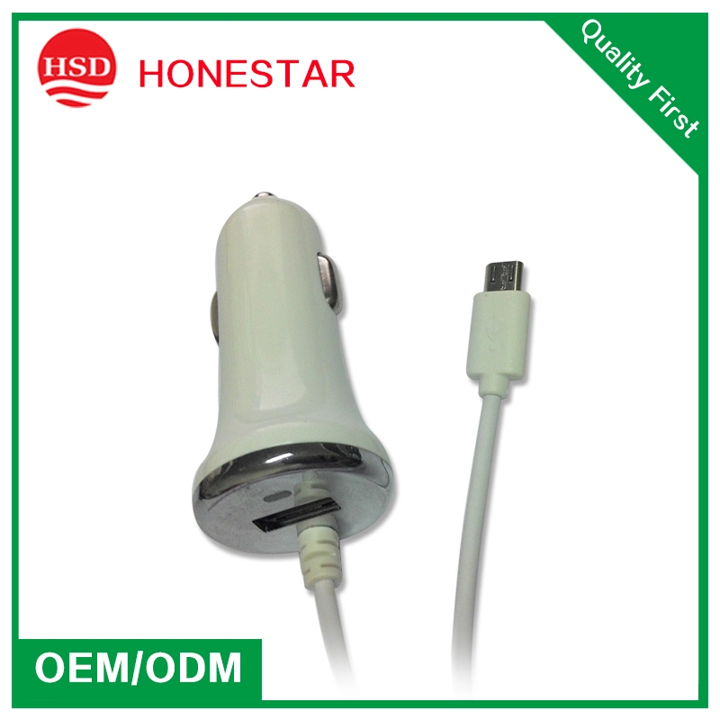 The Newest Micro USB 2.0 to Car Charger Cable with USB Port