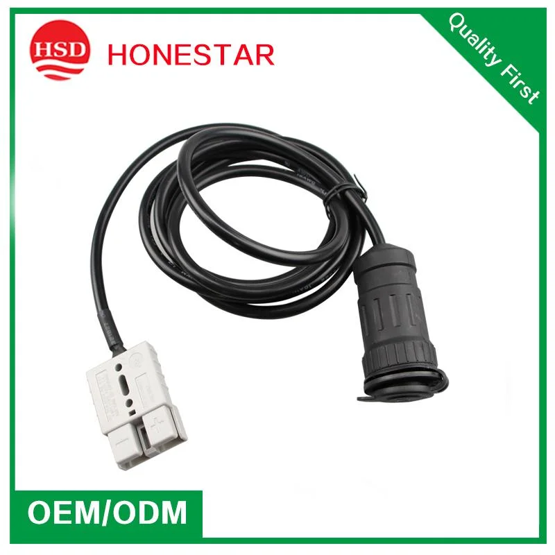 Large Power Connection Cable 50A Connector with Waterproof Cap Socket