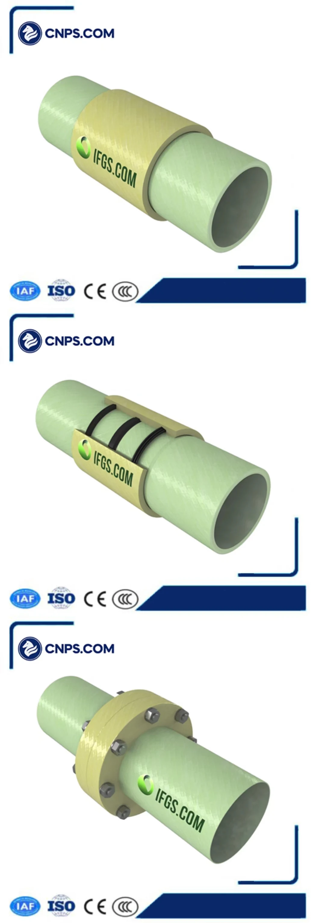 Cnps 8002 API 15hr 15lr Gre GRP FRP Fiberglass Glass Fiber Fibreglass Tube Pipe Other Materials Products Price
