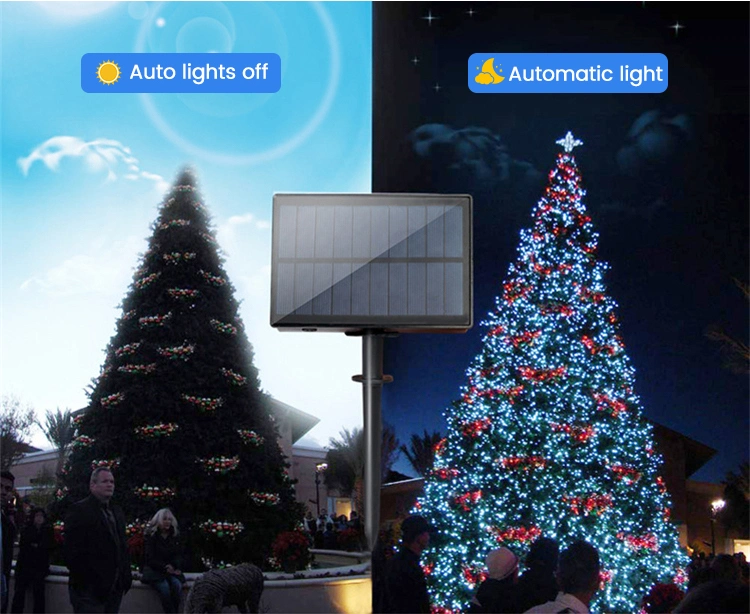 Christmas Attractive City Street Decoration LED Solar String Light Solar Decorate Light