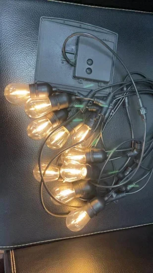 New Outdoor Solar Waterproof Garden Lights Decoration Vintage Edison Bulbs String Lights