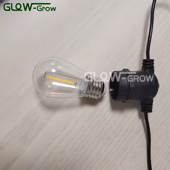 Outdoor Commercial Grade Weatherproof Courtyard Garden Decoration Edison LED String Light