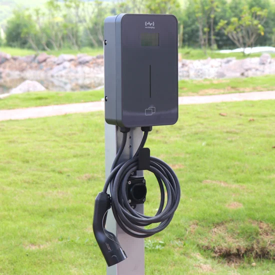 380V 3 Phase Fast Electric Vehicle Charging Station Wallbox 11kw/22kw APP Type with 2 Single Guns for Car Battery Charging Charger