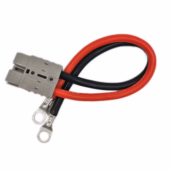 150A Car Battery Cable Grounding Pure Copper Wire Crocodile Clip Power Cable